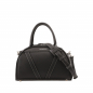 Preview: Handle bag as crossbody bag with contrasting stitching black